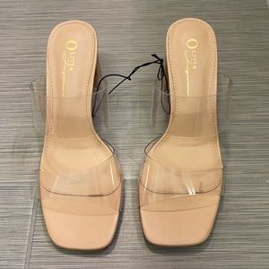 Clear Forever 21 heels
